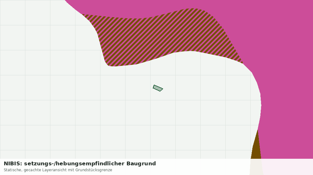 Statische Kartenansicht: NIBIS: setzungs-/hebungsempfindlicher Baugrund
