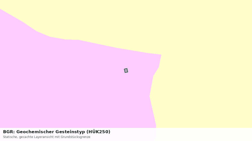 Statische Kartenansicht: BGR: Geochemischer Gesteinstyp (HÜK250)