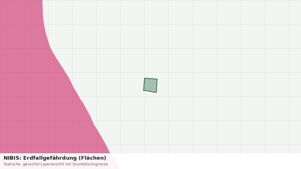 Statische Kartenansicht: NIBIS: Erdfallgefährdung (Flächen)