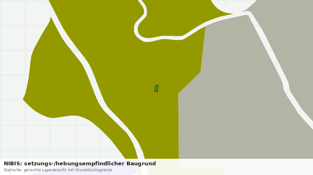 Statische Kartenansicht: NIBIS: setzungs-/hebungsempfindlicher Baugrund