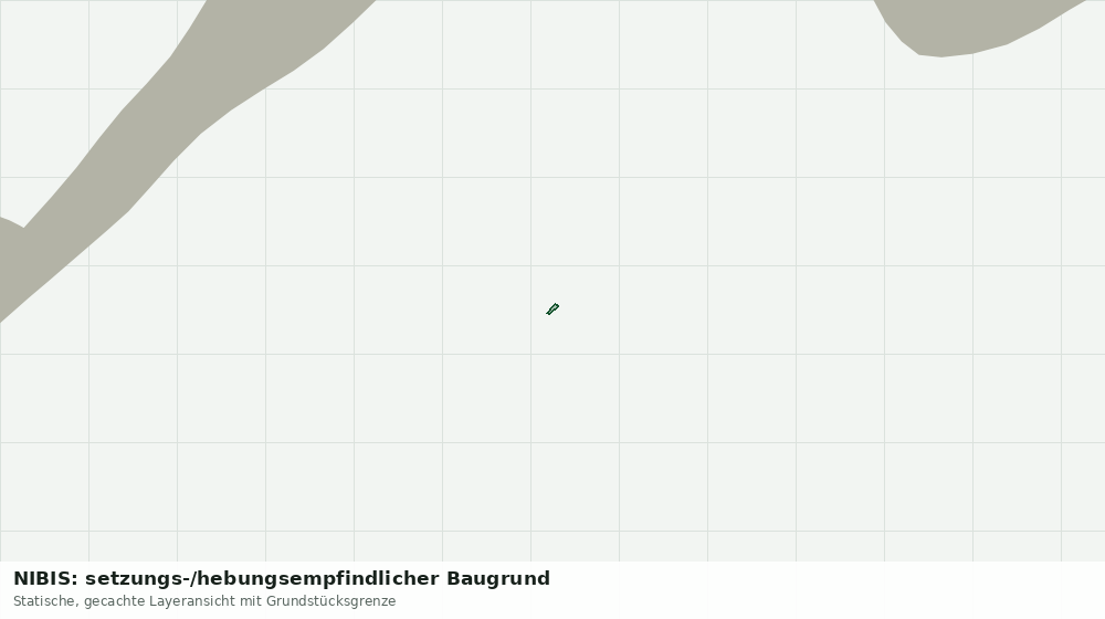 Statische Kartenansicht: NIBIS: setzungs-/hebungsempfindlicher Baugrund