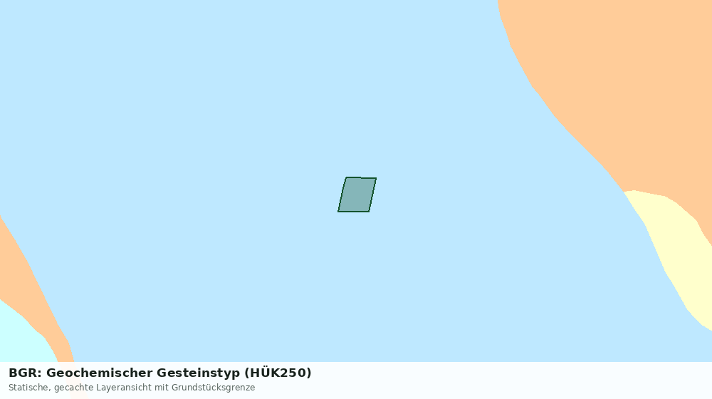 Statische Kartenansicht: BGR: Geochemischer Gesteinstyp (HÜK250)