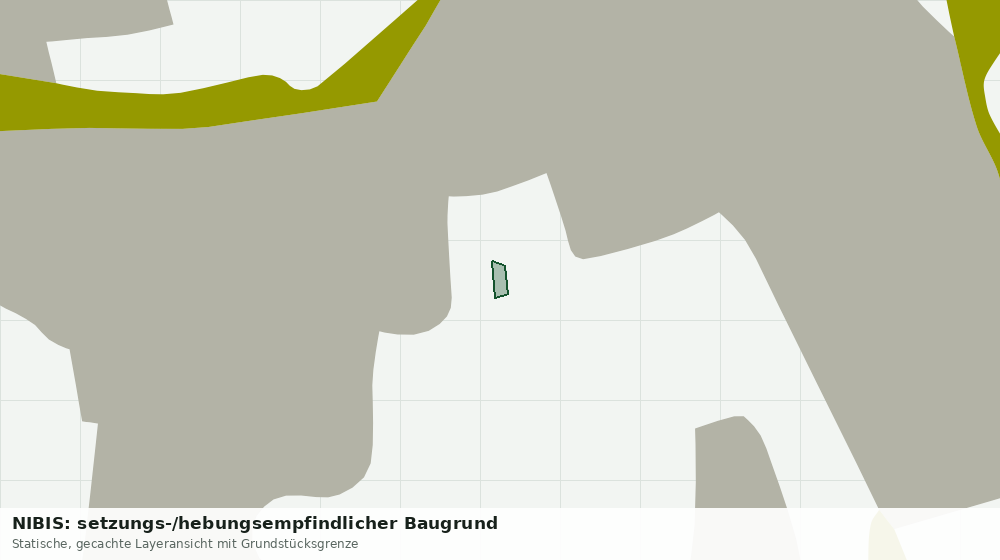 Statische Kartenansicht: NIBIS: setzungs-/hebungsempfindlicher Baugrund