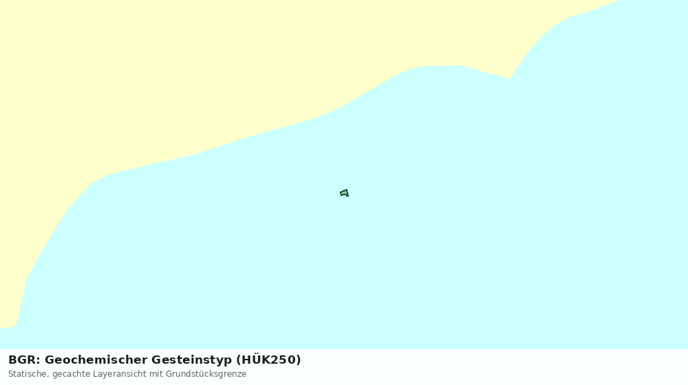 Statische Kartenansicht: BGR: Geochemischer Gesteinstyp (HÜK250)