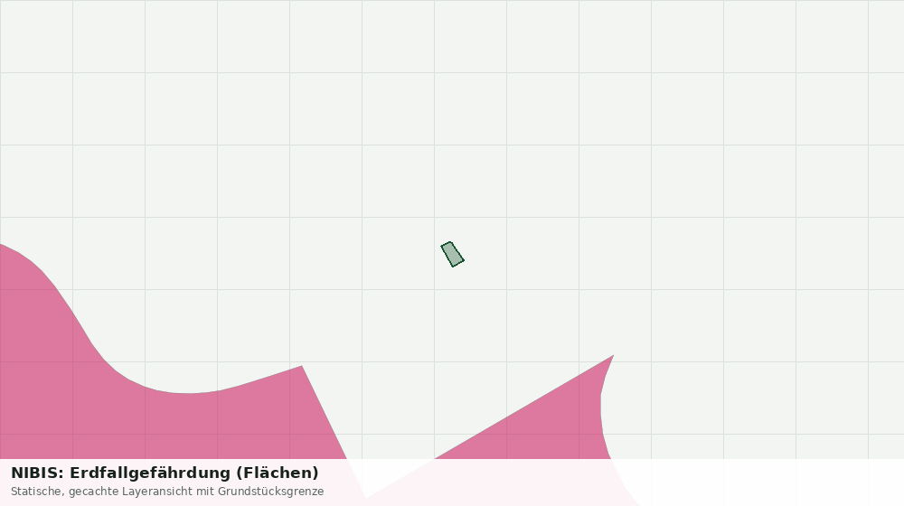 Statische Kartenansicht: NIBIS: Erdfallgefährdung (Flächen)