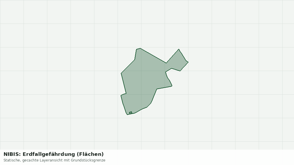 Statische Kartenansicht: NIBIS: Erdfallgefährdung (Flächen)