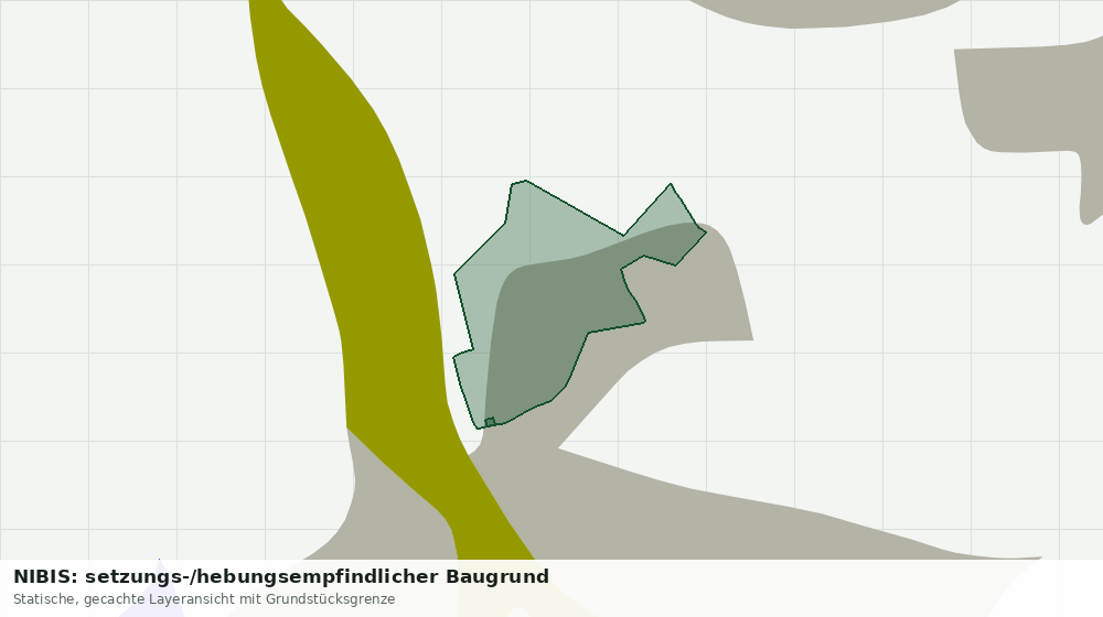Statische Kartenansicht: NIBIS: setzungs-/hebungsempfindlicher Baugrund