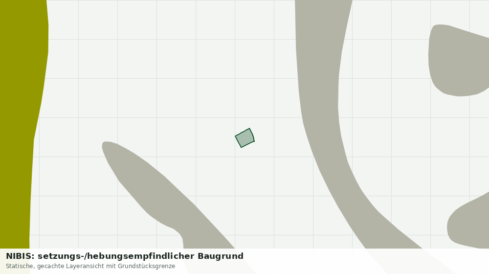 Statische Kartenansicht: NIBIS: setzungs-/hebungsempfindlicher Baugrund