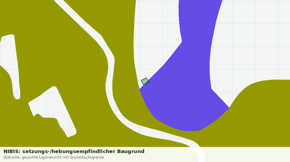 Statische Kartenansicht: NIBIS: setzungs-/hebungsempfindlicher Baugrund