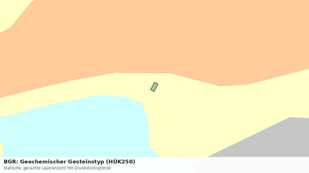 Statische Kartenansicht: BGR: Geochemischer Gesteinstyp (HÜK250)