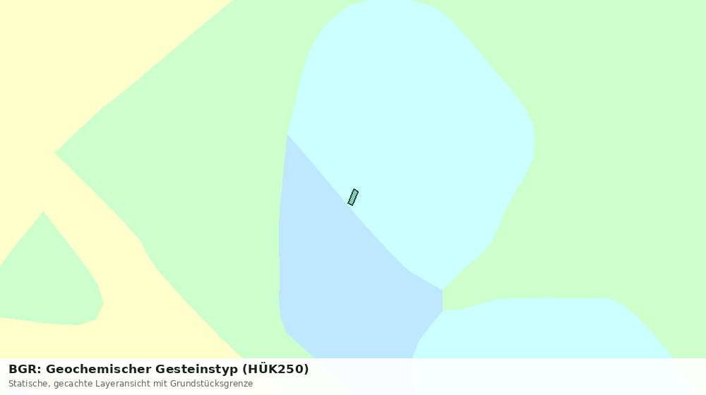 Statische Kartenansicht: BGR: Geochemischer Gesteinstyp (HÜK250)