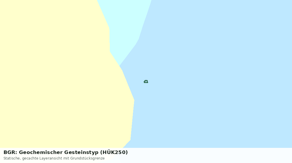 Statische Kartenansicht: BGR: Geochemischer Gesteinstyp (HÜK250)