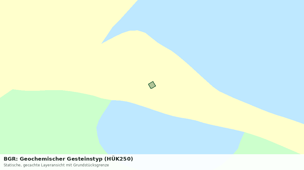 Statische Kartenansicht: BGR: Geochemischer Gesteinstyp (HÜK250)