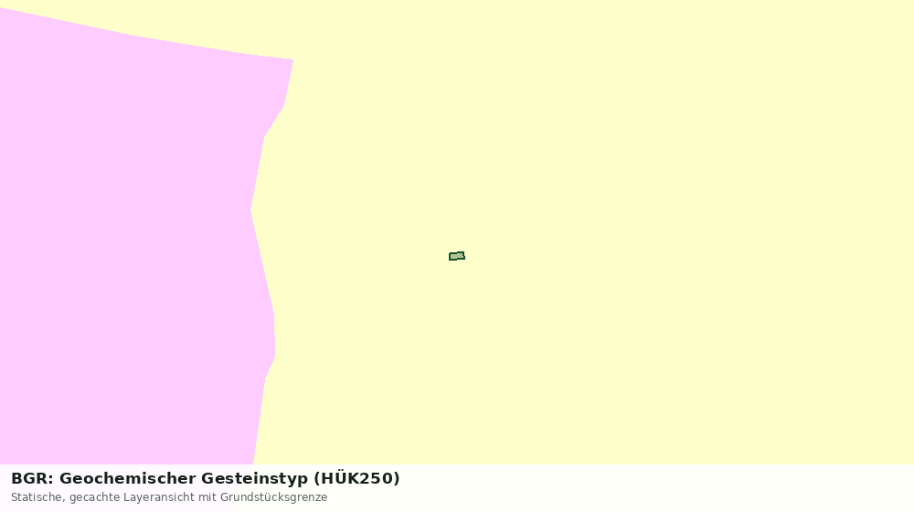 Statische Kartenansicht: BGR: Geochemischer Gesteinstyp (HÜK250)