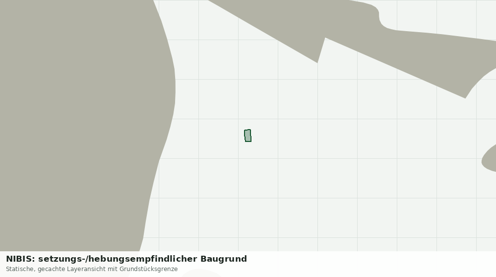 Statische Kartenansicht: NIBIS: setzungs-/hebungsempfindlicher Baugrund