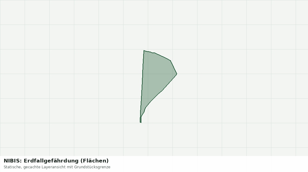 Statische Kartenansicht: NIBIS: Erdfallgefährdung (Flächen)