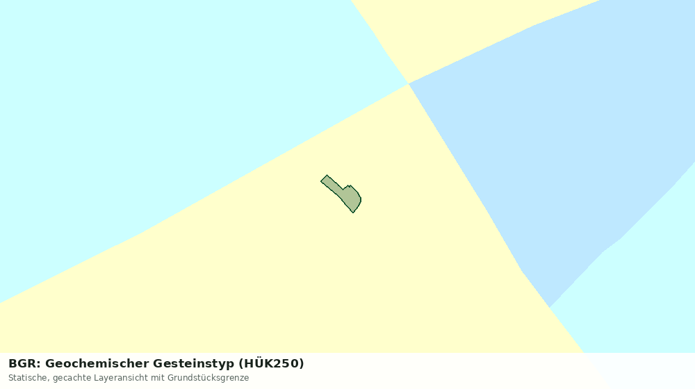 Statische Kartenansicht: BGR: Geochemischer Gesteinstyp (HÜK250)