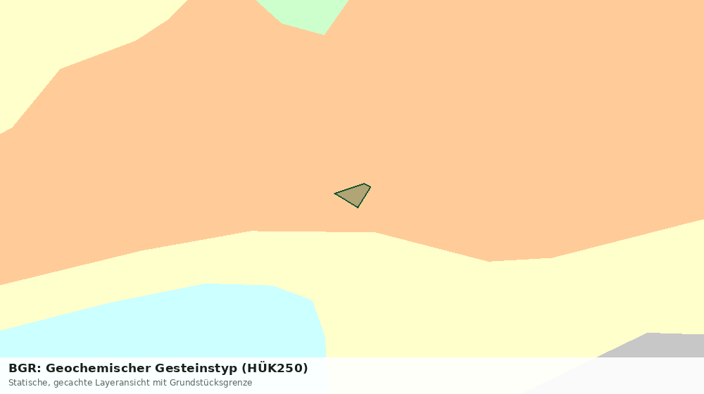 Statische Kartenansicht: BGR: Geochemischer Gesteinstyp (HÜK250)