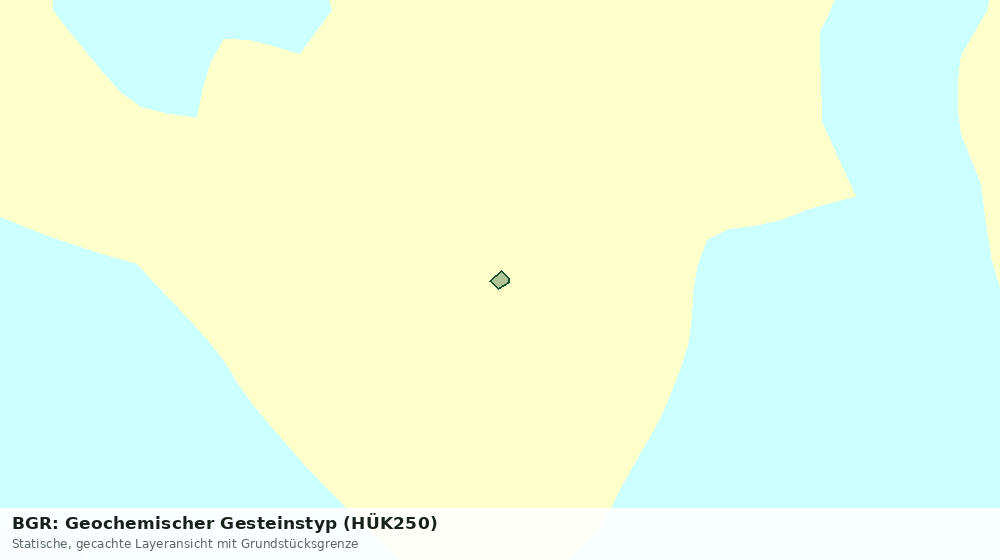 Statische Kartenansicht: BGR: Geochemischer Gesteinstyp (HÜK250)