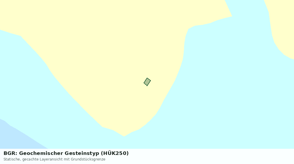 Statische Kartenansicht: BGR: Geochemischer Gesteinstyp (HÜK250)