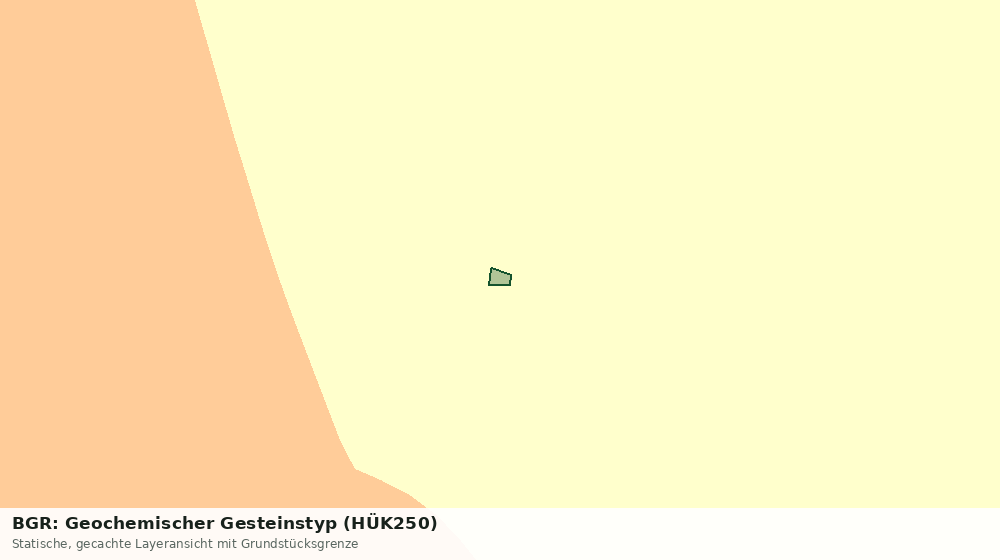 Statische Kartenansicht: BGR: Geochemischer Gesteinstyp (HÜK250)