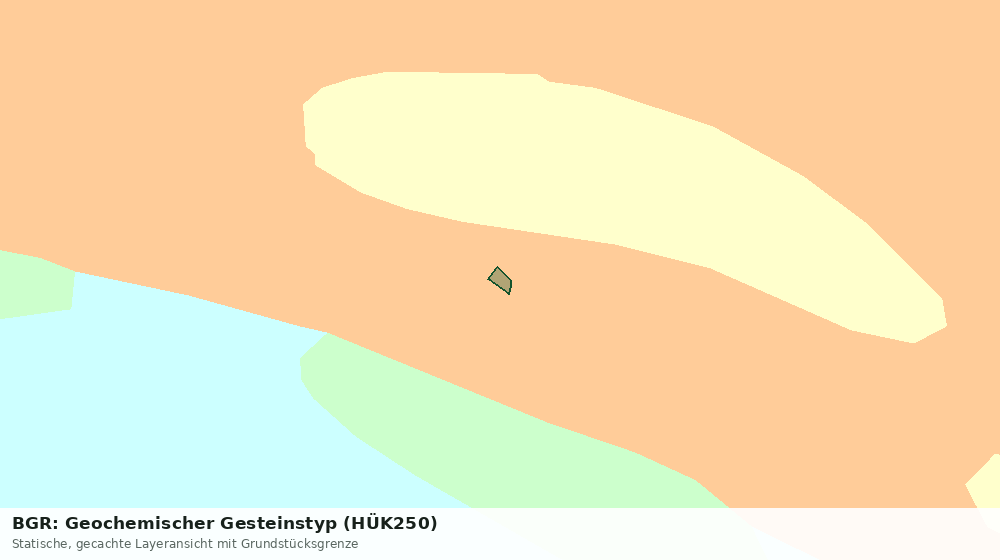 Statische Kartenansicht: BGR: Geochemischer Gesteinstyp (HÜK250)