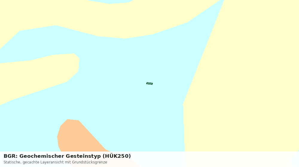 Statische Kartenansicht: BGR: Geochemischer Gesteinstyp (HÜK250)