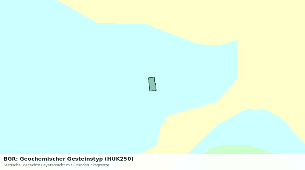 Statische Kartenansicht: BGR: Geochemischer Gesteinstyp (HÜK250)