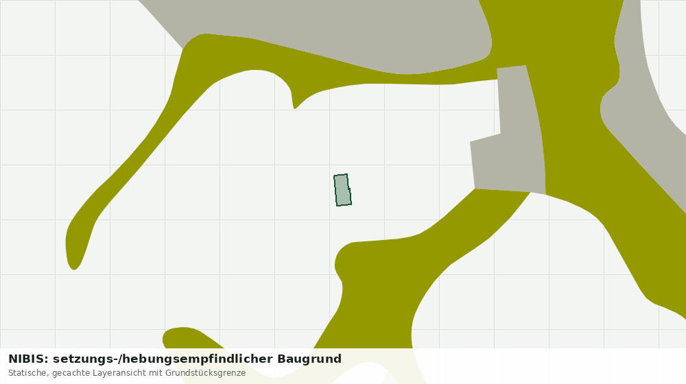 Statische Kartenansicht: NIBIS: setzungs-/hebungsempfindlicher Baugrund