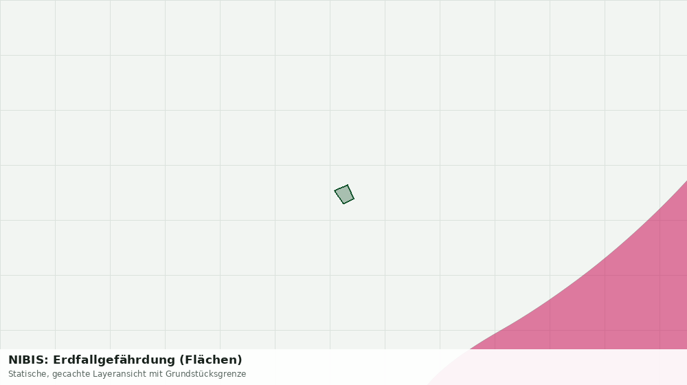 Statische Kartenansicht: NIBIS: Erdfallgefährdung (Flächen)