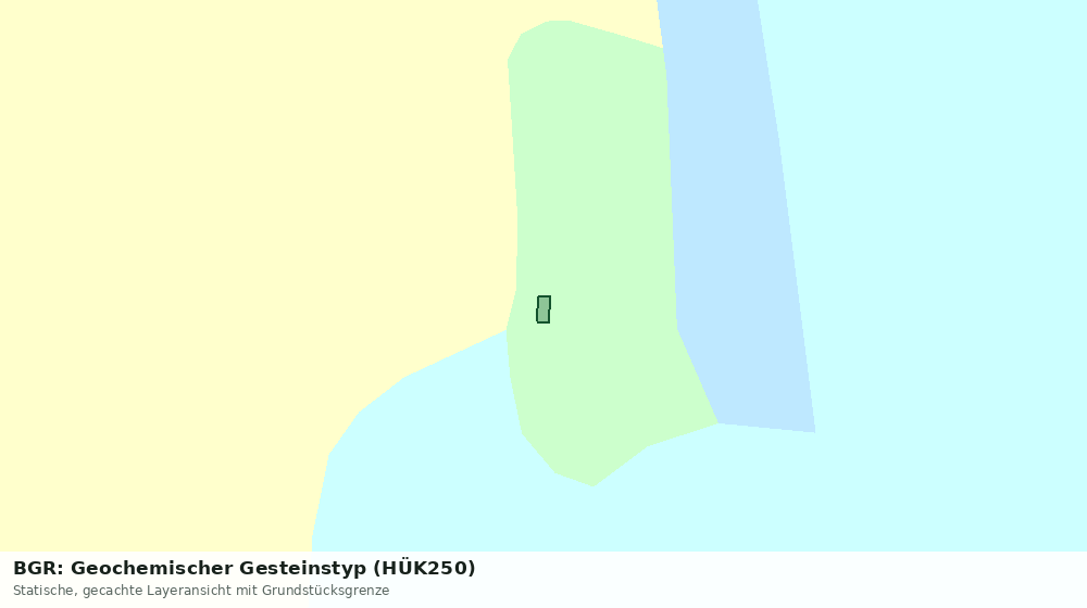 Statische Kartenansicht: BGR: Geochemischer Gesteinstyp (HÜK250)