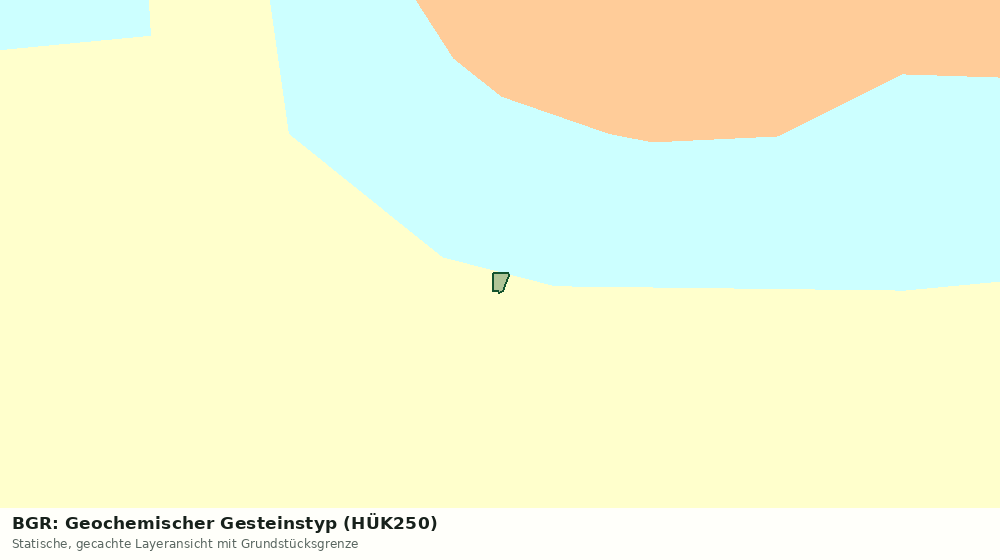 Statische Kartenansicht: BGR: Geochemischer Gesteinstyp (HÜK250)