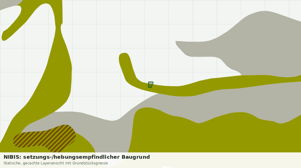 Statische Kartenansicht: NIBIS: setzungs-/hebungsempfindlicher Baugrund