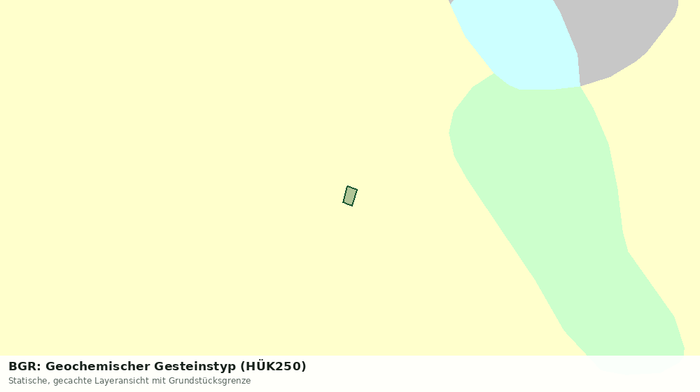 Statische Kartenansicht: BGR: Geochemischer Gesteinstyp (HÜK250)