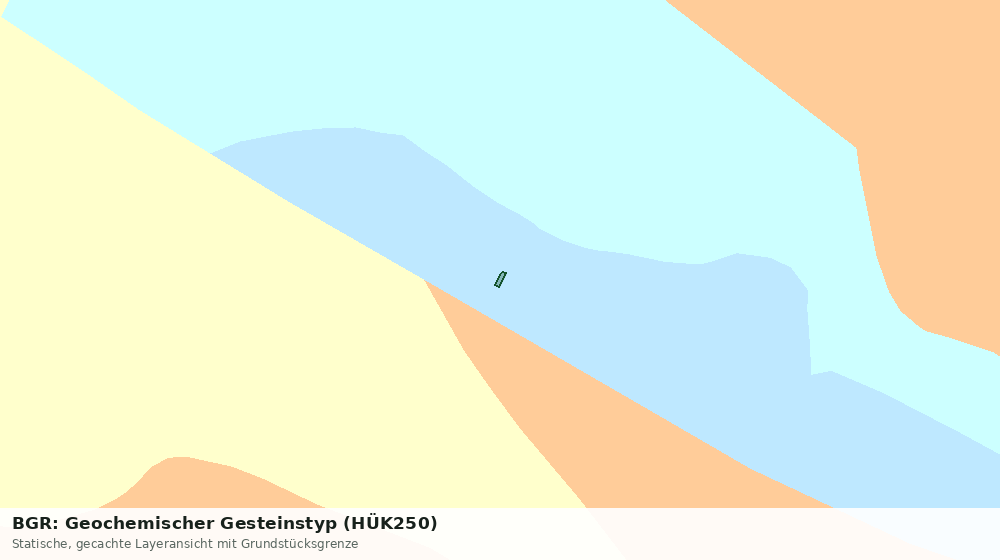 Statische Kartenansicht: BGR: Geochemischer Gesteinstyp (HÜK250)