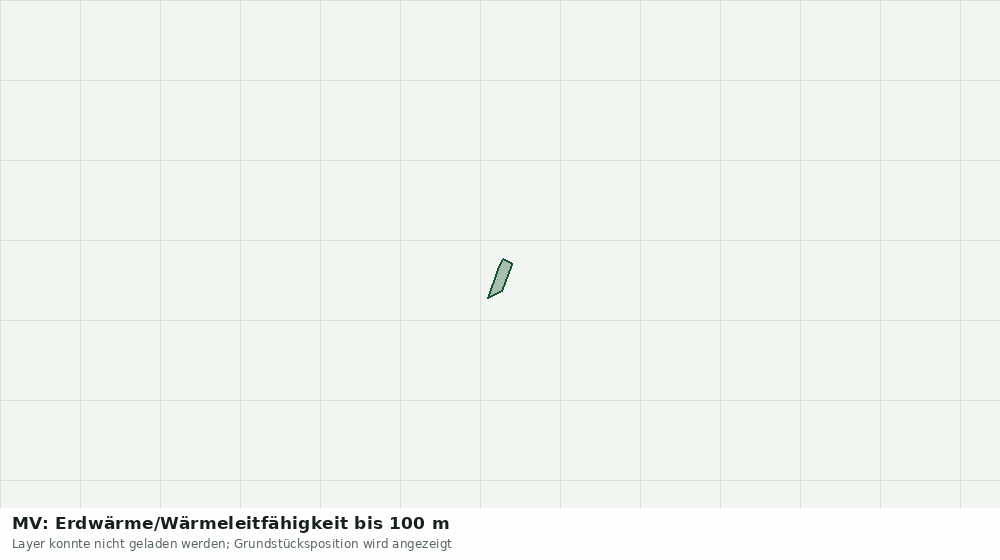 Statische Kartenansicht: MV: Erdwärme/Wärmeleitfähigkeit bis 100 m