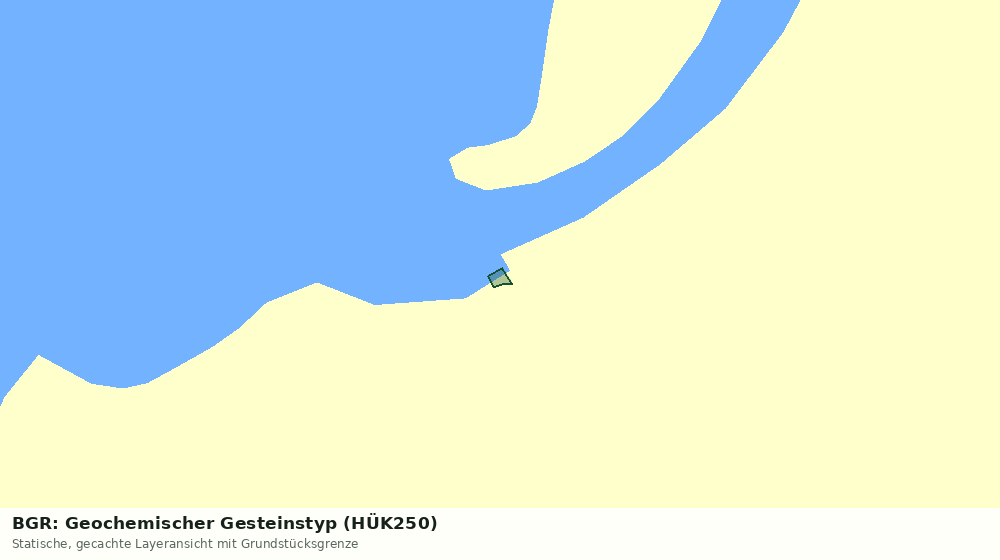 Statische Kartenansicht: BGR: Geochemischer Gesteinstyp (HÜK250)