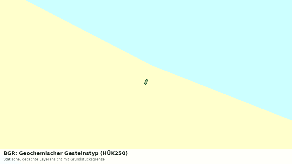 Statische Kartenansicht: BGR: Geochemischer Gesteinstyp (HÜK250)