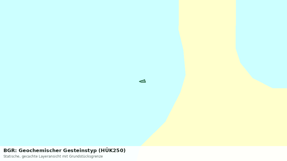 Statische Kartenansicht: BGR: Geochemischer Gesteinstyp (HÜK250)