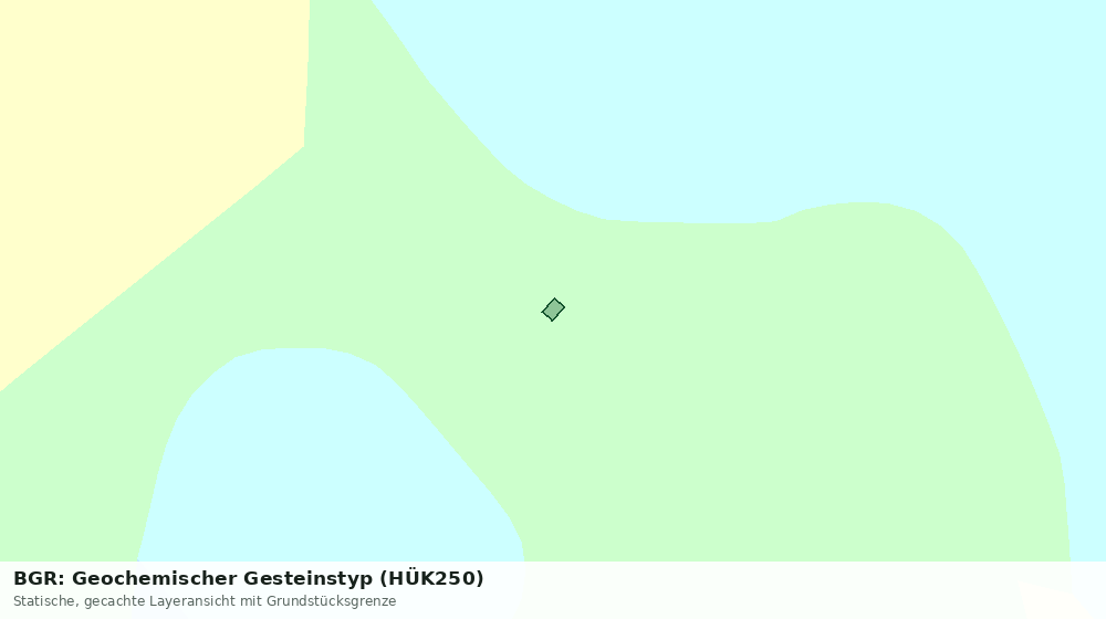 Statische Kartenansicht: BGR: Geochemischer Gesteinstyp (HÜK250)