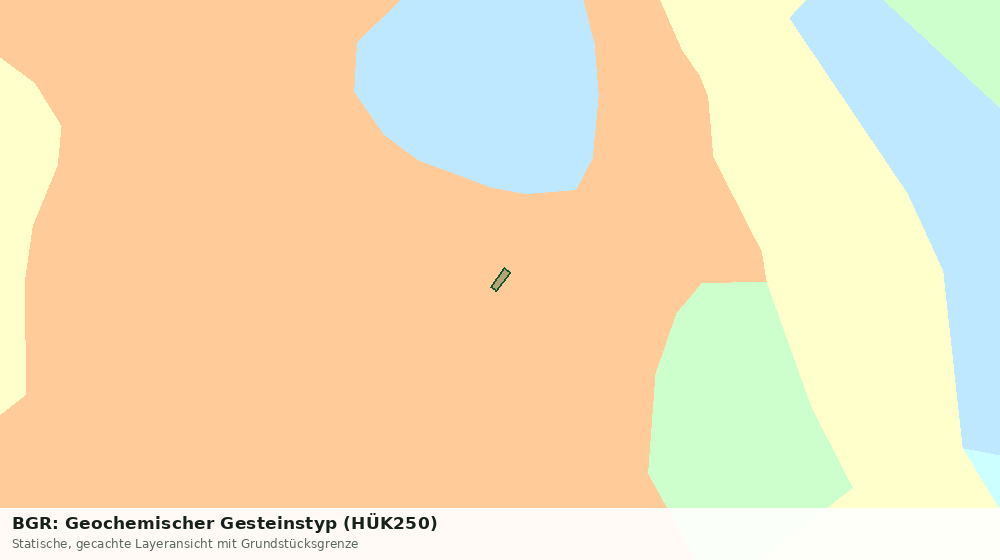 Statische Kartenansicht: BGR: Geochemischer Gesteinstyp (HÜK250)
