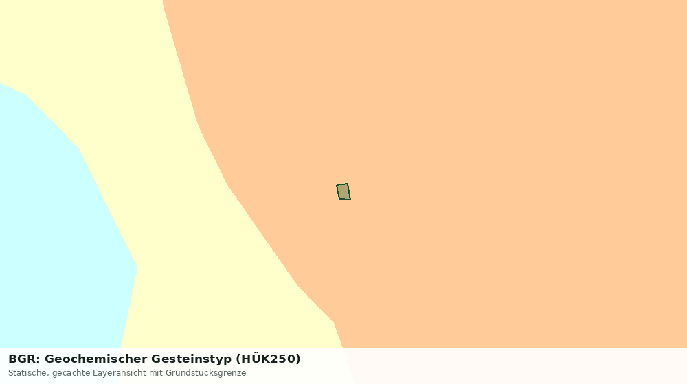 Statische Kartenansicht: BGR: Geochemischer Gesteinstyp (HÜK250)