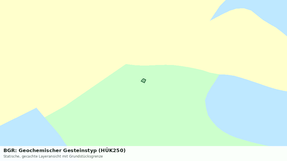 Statische Kartenansicht: BGR: Geochemischer Gesteinstyp (HÜK250)