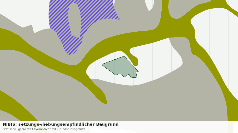 Statische Kartenansicht: NIBIS: setzungs-/hebungsempfindlicher Baugrund