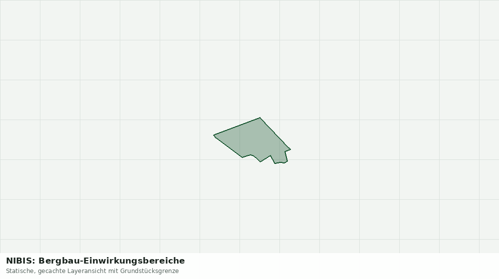 Statische Kartenansicht: NIBIS: Bergbau-Einwirkungsbereiche