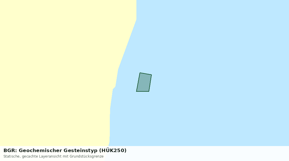 Statische Kartenansicht: BGR: Geochemischer Gesteinstyp (HÜK250)
