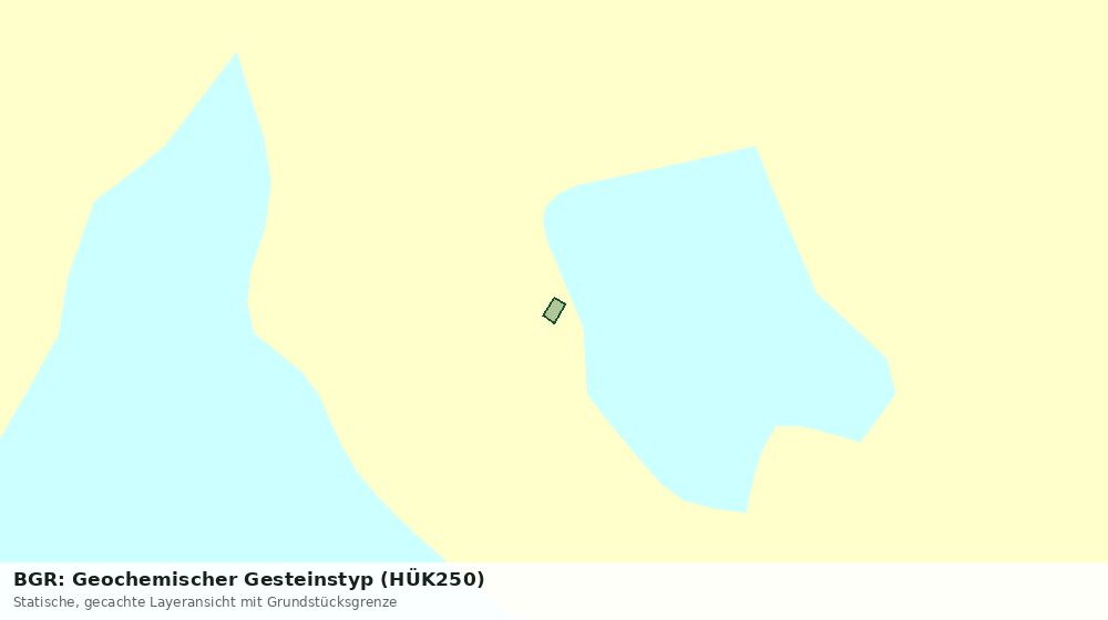 Statische Kartenansicht: BGR: Geochemischer Gesteinstyp (HÜK250)