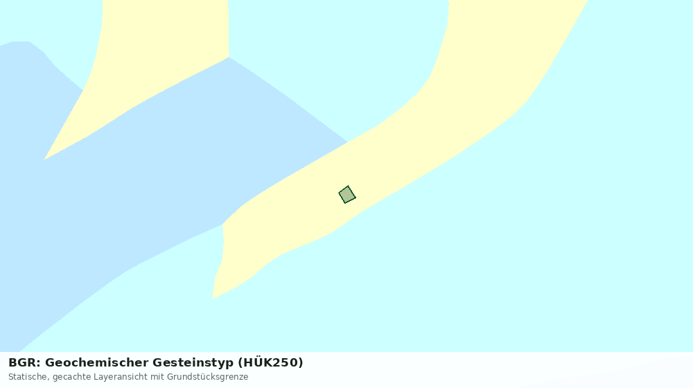 Statische Kartenansicht: BGR: Geochemischer Gesteinstyp (HÜK250)