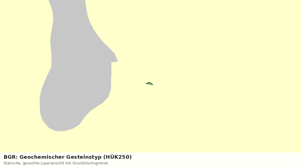 Statische Kartenansicht: BGR: Geochemischer Gesteinstyp (HÜK250)
