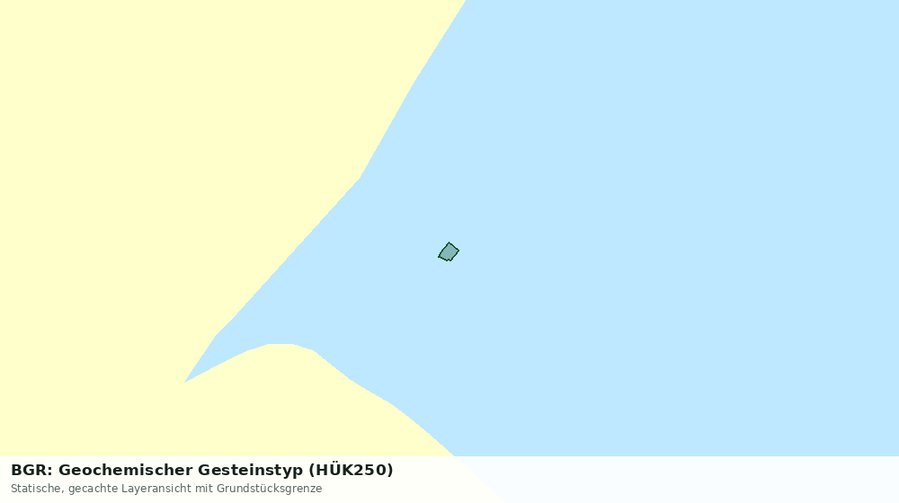Statische Kartenansicht: BGR: Geochemischer Gesteinstyp (HÜK250)